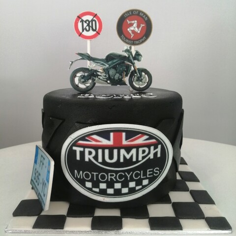 Gâteau moto