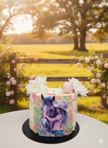 Gâteau équitation 