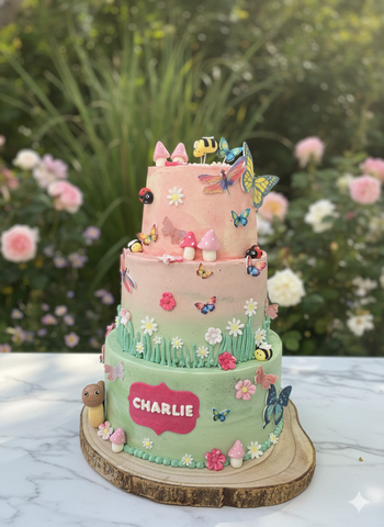 Gâteau thème papillon