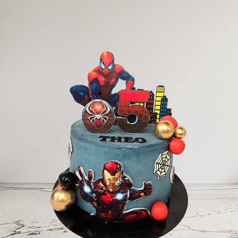 Gâteau super héros 