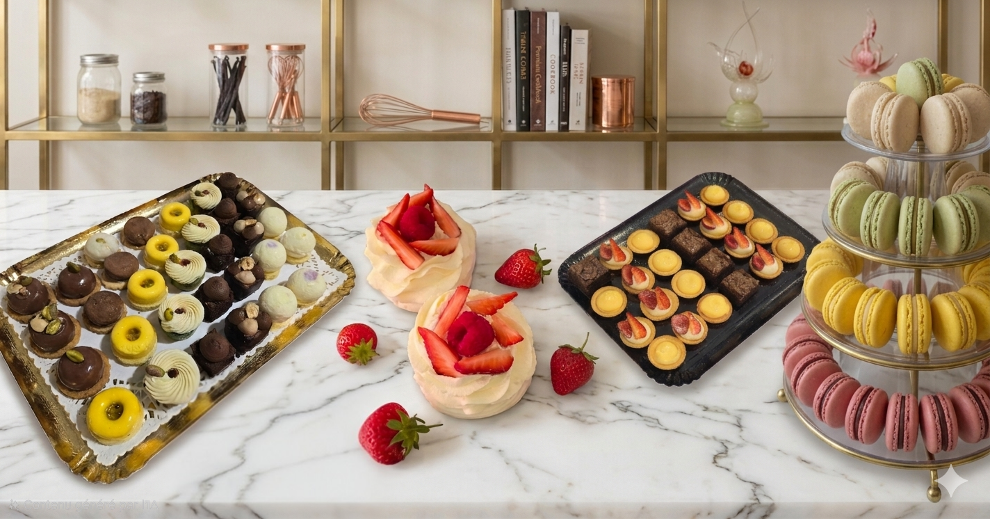 migardises sucrées - buffet mariage - plateau de mignardises sur mesure